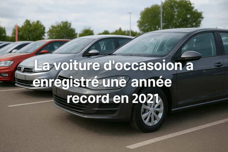 La voiture d’occasion a enregistré une année record en 2021