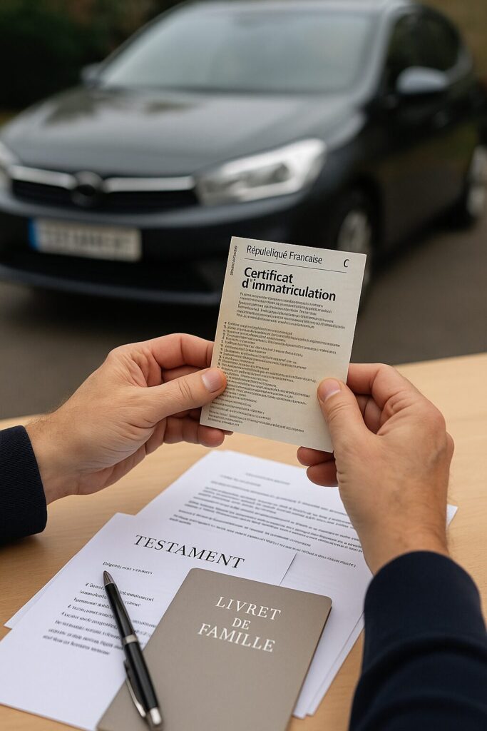 Carte grise suite à un décès : les étapes administratives à suivre