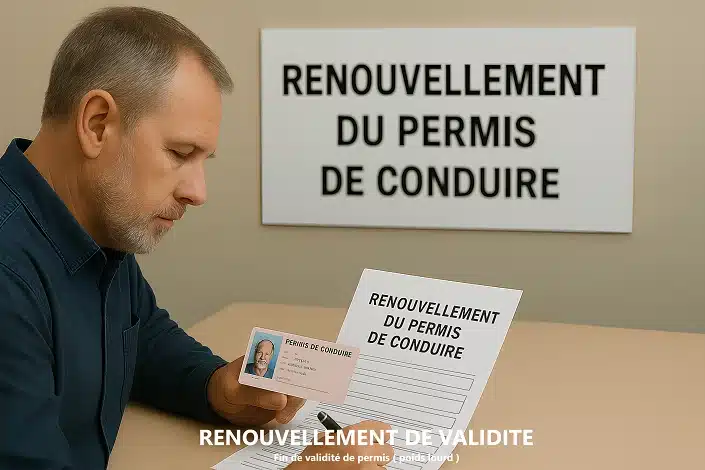 Permis renouvellement validite