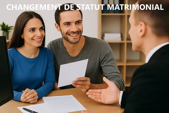 changement de statut matrimonial