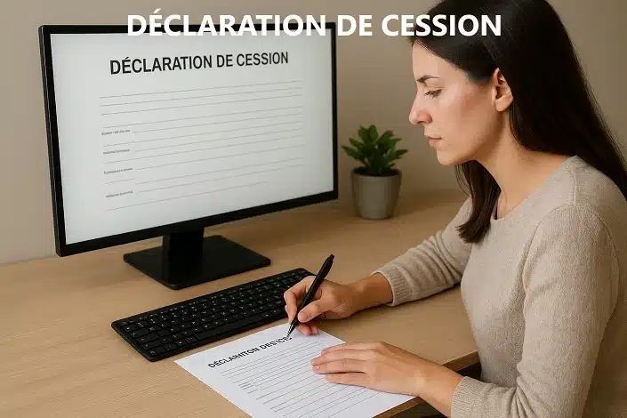 declaration de cession