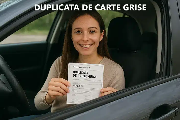 duplicata de carte grise