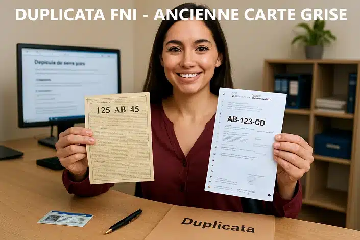 duplicata fni contre nouvelle carte grise
