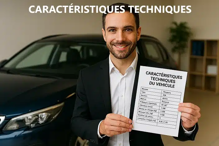 modification de caracteriqtique technique du vehicule