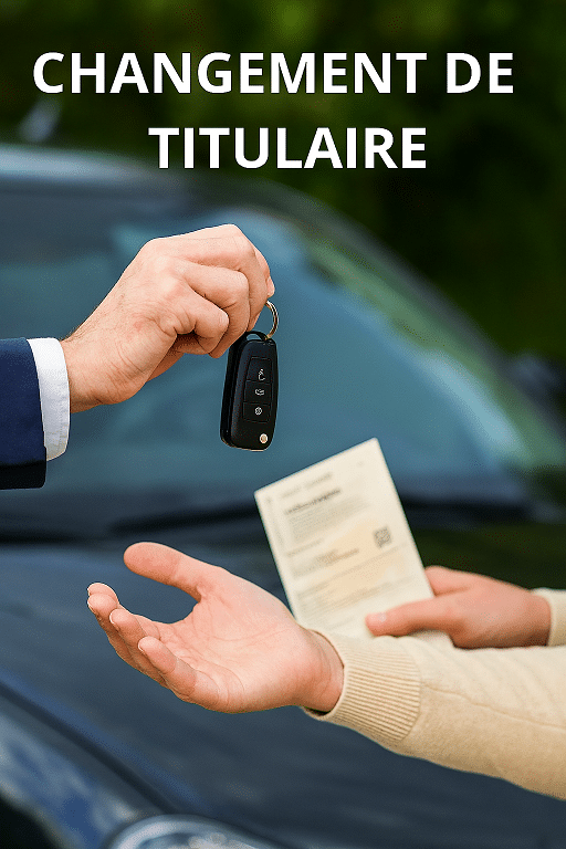 Changement de titulaire
